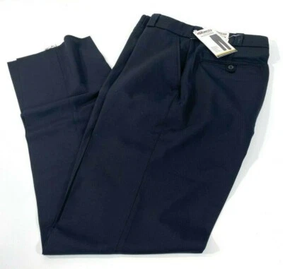 $24.99 • Buy NEW MENS 44x37 ELBECO CLASSIC PRESTIGE 4 POCKET PANTS E494R DARK NAVY UNHEMMED