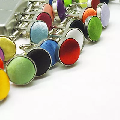 £3.29 • Buy Stainless Steel Silver Men Women Business Shirt Wedding Cufflinks UK Seller NEW