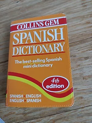 Spanish Dictionary (Collins Gem) (Collins Gems) Harper Collins Publishers & Har • £2.88