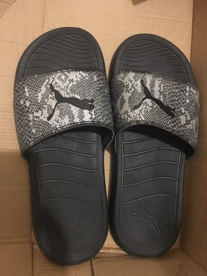 $25 • Buy Puma Slides Snakeskin Print, Womens Or Unisex, Size 7.5-8, As New