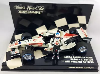 1/43 Minichamps 400 060112 - 2006 Honda Racing Button 1st Win - Nr. Mint • £35