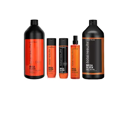 £2.99 • Buy Matrix Total Results Mega Sleek Shampoo, Conditioner, Treatments & Pumps