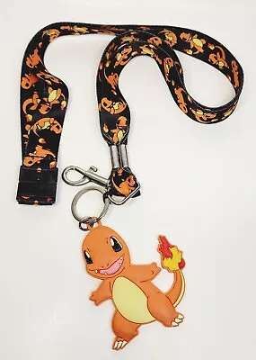 Pokemon Charmander Lanyard Keychain Detachable Rubber Charm VGC Nintendo 2016 • $19.90