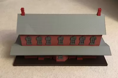 Rail King MTH O Scale Passenger Stop Station Building Red Lighted • $75.03