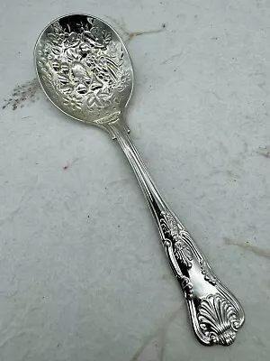 WA Sheffield EPNS Bonbon Spoon Kings Pattern Silverplate England Ornate  5 1/2  • $12.50