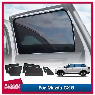 AUSGO Magnetic Window Sun Shade For Mazda CX9 CX-9 2007-2016 Mesh Cover 6PCS • $73.59