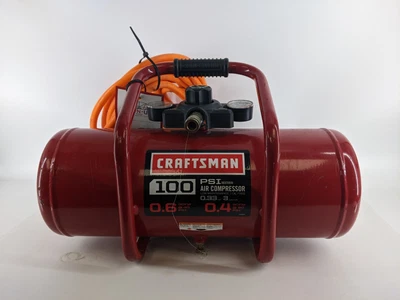 $94.99 • Buy Craftsman 100 PSI .33 HP 3 Gallon Oil Free Air Compressor