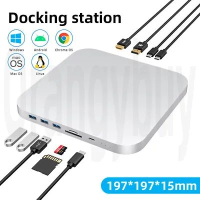 2.5'' HDMI Docking Station 9in1 For Mac Mini With M.2 Dual Hard SSD HDD New AU • $149.90