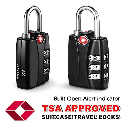 $15.99 • Buy TSA Combination Approved Travel Luggage Suitcase Bag Security Padlock Lock Code