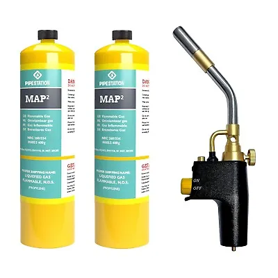 £89.99 • Buy Blow Torch And Mapp Gas | Gas Blowtorch Map Gas Torch Propane Gas Torch Burner