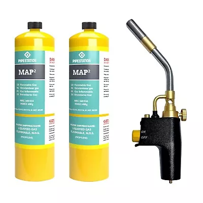 Blow Torch And Mapp Gas | Gas Blowtorch Map Gas Torch Propane Gas Torch Burner • £19.99