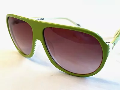 Electric Hoodlum Sunglasses - Lime Green & White +FAST SHIPPING • $25