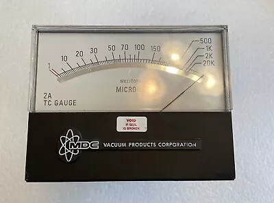 MDC Vacuum Gauge Millitorr Microns 2A TC  Model CT • $45