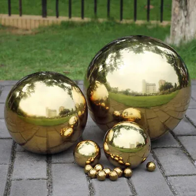 304 Stainless Steel Mirror Sphere Gazing Ball  Outdoor Garden Ornaments • £5.51