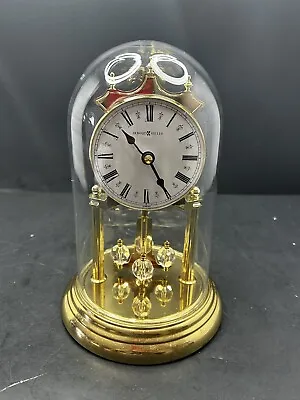 £27.75 • Buy Vintage Kundo Quartz Clock Made Germany Glass Dome Rotating Pendulum Desk 9 