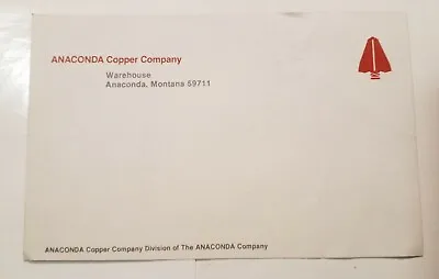 Anaconda Company Montana 59711 Adhesive Label/ Sticker Vintage Mining Ephemera • $8.95