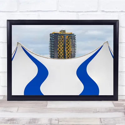 $84.59 • Buy Building Architecture Tent Abstract House Wall Art Print