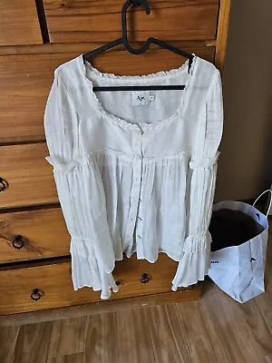 AJE Off White Size 6 Blouse • $50