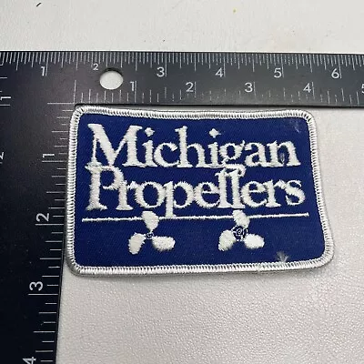 Vintage MICHIGAN PROPELLERS Boat Props Boating Advertising Patch 29WK • $34.95