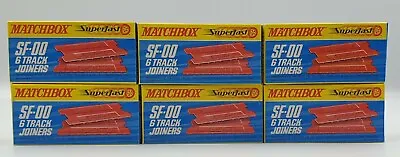Matchbox :  1 Box Of Superfast Sf-00 6 Track Joiners By Lesney Circa 1971 (drmp) • £40