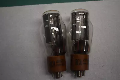 5R4GY RCA NOS NIB Radio Receiver Rectifier Vacuum Tubes Tested Pair • $35.99