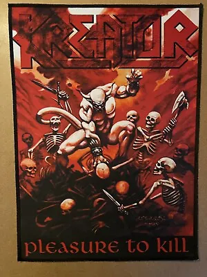 Kreator Metal Band Large Back Patch: New Digital Image 14” Long X 11” Wide • $22.90