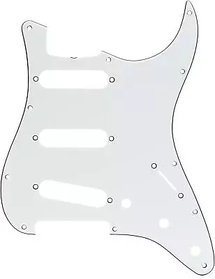 Fender 11-hole '60s Vintage-style Strat S/S/S Pickguard - 3-ply White • $26.99