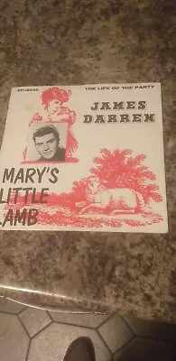 £3.99 • Buy James Darren :mary's Little Lamb: Usa Blue Vinyl With Picture Sleeve
