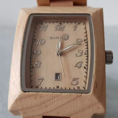 EARTH Wooden Quartz Watch. Date • $29