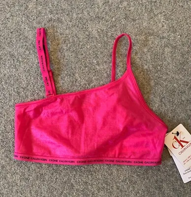 Calvin Klein CK One Pink Bralette Size S NEW RRP £12 • £12