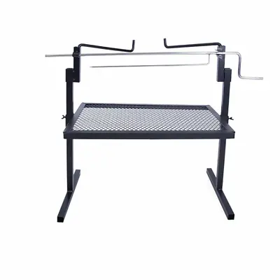 Rotisserie Spit Freestanding BBQ Grill Roast Camping Campfire Outdoor Camp Party • $52.98