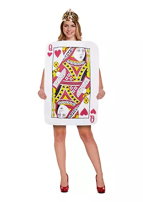 Women's Queen Of Hearts  Playing Card Costume Fancy Dress Book Week Outfit • £13.99