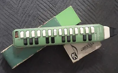 ORIGINAL RARE Vintage GREEN - HOHNER Melodica Soprano - Made In GERMANY • $64.36