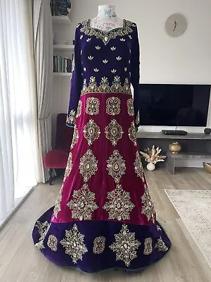 Asian Bridal Dress Velvet Size 6-8 • $1494.12