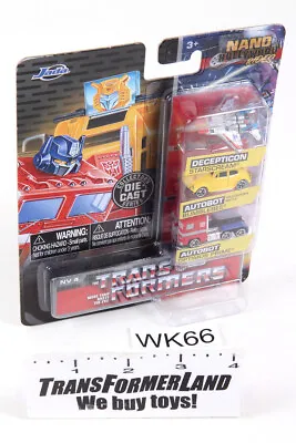 Jada Nano Hollywood Rides Transformers G1 3-Pack MISB Vehicles Voltron • $20.85