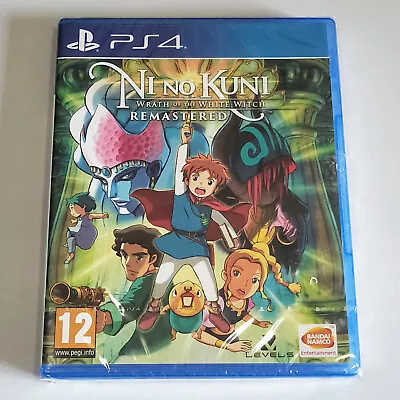 Brand New & Sealed NI NO KUNI WRATH OF THE WHITE WITCH REMASTERED For PS4 • $49