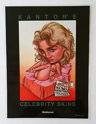 MADONNA Penthouse Magazine Pin-up Pull-out Poster 1 Page Kantors Celebrity Skins • $16.31