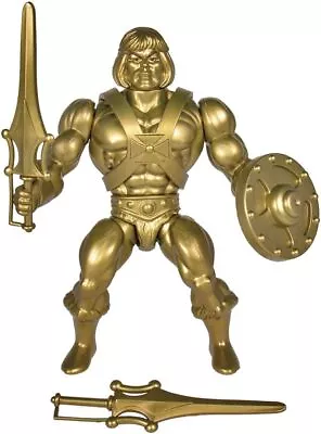 * Masters Of The Universe Vintage Gold He-man 5.5  Super7 Retro Action Figure * • $59.99