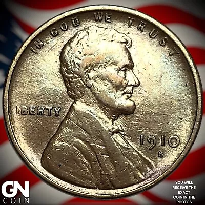 1910 S Lincoln Cent Wheat Penny Y0108 • $46