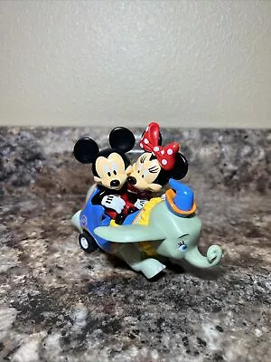 Mickey And Minnie Mouse On Dumbo Ride Pullback Toy Disney Parks Car • $8