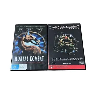 Mortal Kombat/Mortal Kombat Annihilation DVD Linden Ashby Robin Shou Region 4 • $11