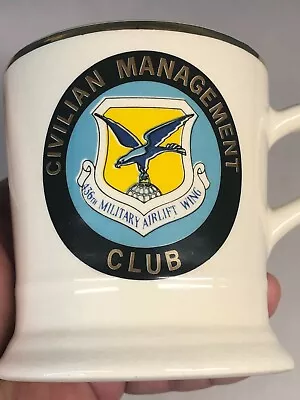 Vintage Balfour Shaving Mug Civilian Management Club 436th Military Airlift Wing • $29.95