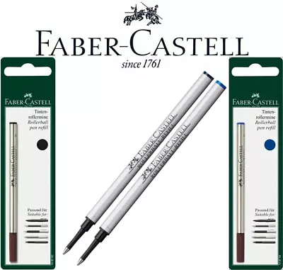 Faber-Castell Rollerball Pen Refill All Colours & Multi Packs Available • £5.99