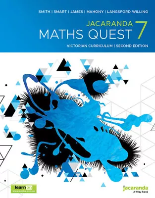 NEW BOOK Jacaranda Maths Quest 7 Victorian Curriculum By Catherine Smith (2021) • $97.66