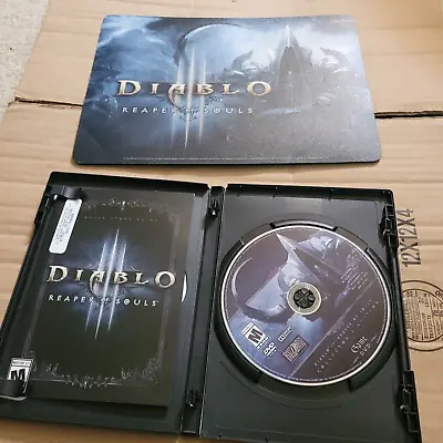 BLIZZARD Diablo 3 Reaper Of Souls Collectors Edition Game DVD + Mousepad + Key • $18.64