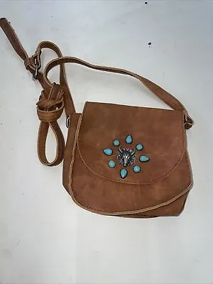 Mossimo Supply Co Faux Leather Shoulder/crossbody Purse Tribel Design Buffalo • $19