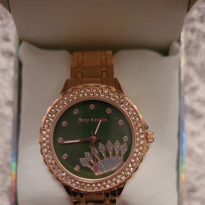 £38 • Buy Juicy Couture Watch Rose Gold Ladies Sparkly New With Box Womens RRP £125