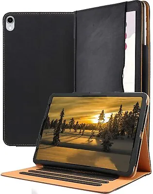 Genuine Tan Leather Case Cover For Apple IPad Air 5th Generation 10.9'' (2022) • £4.49