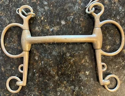 Vintage Horse Bit Never Rust Brass Made In England Draft Horse Work Horse • $24.99