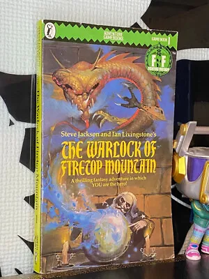 Fighting Fantasy No1 - The Warlock Of Firetop Mountain 1982 (6) • £19.95